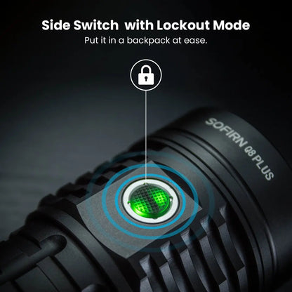 Super Powerful 16000 Lumen LED Flashlight — USB-C Rechargeable, IP68