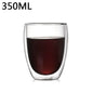Double-Wall Borosilicate Glass Cups (80-450 ml) Heat-Resistant Insulated Tea, Coffee & Beer Glasses, Single to 6-Pack