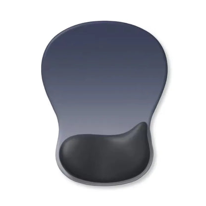 Ergonomic Gel Wrist Mouse Pad — Pain Relief, Smooth Fabric Surface & Non-Slip PU Base