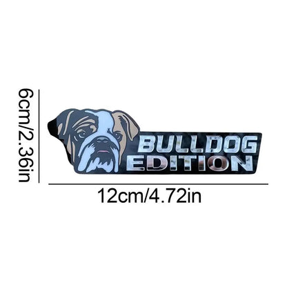 Funny Dog Acrylic Car Badge Sticker