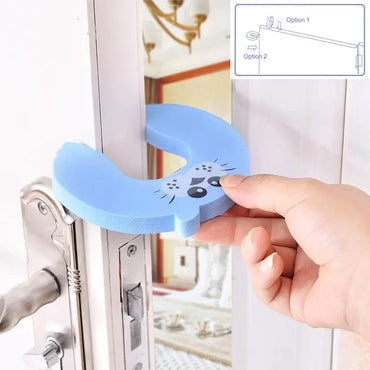 2/5-Pack Baby Door Stoppers - Anti-Pinch EVA Foam Door Edge Protectors, Cute Animal Child Safety Guards