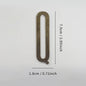 Bronze Self Adhesive House Number Metal English Alphabet Letters for Apartment Room Door Plate Table Mailbox Number Stickers 7cm
