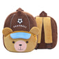 Plush Cartoon Animal Kids Backpack – Toddler & Preschool School Bag Ages 2–6