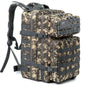 45L (2,746 cu in) Tactical Backpack — 3-Day Outdoor Hiking Camping Trekking Gym Bag for Men & Women
