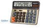 Solar Dual-Power 12-Digit ABS Calculator for Office, Finance & Students