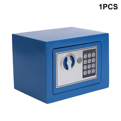 Fireproof Home Safe with Digital Keypad, Sensor Light and Adjustable Shelf - Secure Money Bag Storage