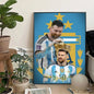 Classic, Sports - Rionel Messi - Football, Wall Art, Canvas Print Poster, Home Living Room Bedroom Decor, Stadium Wall Art