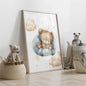 3pcs Cartoon Children Yellow Teddy Bear Vehicle Wall Art Prints Canvas Painting Poster Picture For Living Room Home Decor