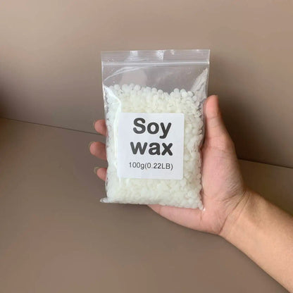 Natural Soy Wax Flakes & Granules for Candle Making — 50g–1000g