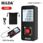 Laser Distance Meter Rangefinder 50m/100m/120m (164/328/394 ft) Rechargeable Laser Measure for Construction & DIY