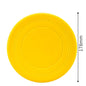 7-Color Silicone Flying Saucer Pet Toy - Chew-Resistant Flying Disc for Dogs & Cats, Interactive Puppy Training & Fetch