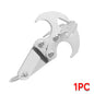 Multifunction Stainless Steel Folding Survival Claw Hook for Camping & Outdoor (8 x 4 cm / 3.1 x 1.6 in)