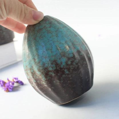 Ceramic Small Flower Bud Vase - Minimalist Japanese-Style Tabletop Home Decor