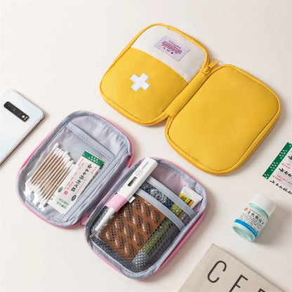 3-Pack Portable First Aid Organizer Bag for Emergency, Travel, Camping & Home