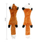 No-Stuffing Squeaky Dog Toy - Durable Simulated Animal Plush with Crinkle and Chew-Resistant Design