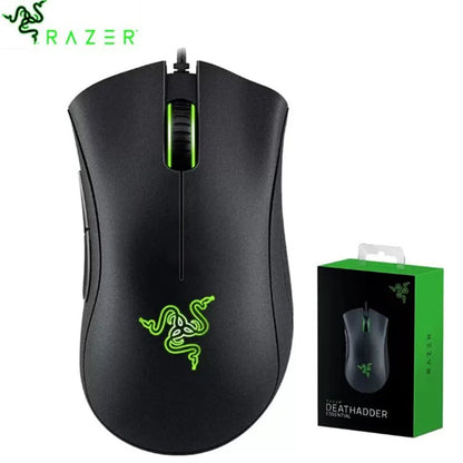 Wired Gaming Mouse 6400 DPI Right-Hand Ergonomic USB Esports Mouse with 5 Buttons