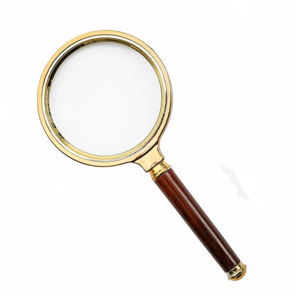 Handheld High-Definition Magnifying Glass for Reading - Portable Magnifier for Elderly & Kids