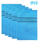 5-Pack Exfoliating Bath Washcloths — Soft Polyester-Cotton Body Scrub Cloths for Shower & Spa