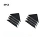 Triangular Rug Grippers 4/8-Pack – Anti-Slip Corner Carpet Pads, Washable Reusable for Tile & Hardwood