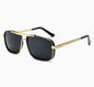 Women's Vintage Steampunk Cat-Eye Sunglasses UV400 Driving & Travel Shades - Alloy Frame, Polycarbonate Lenses