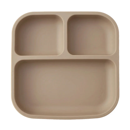 Color Kids Silicone Divided Suction Plate BPA-Free Toddler Dish