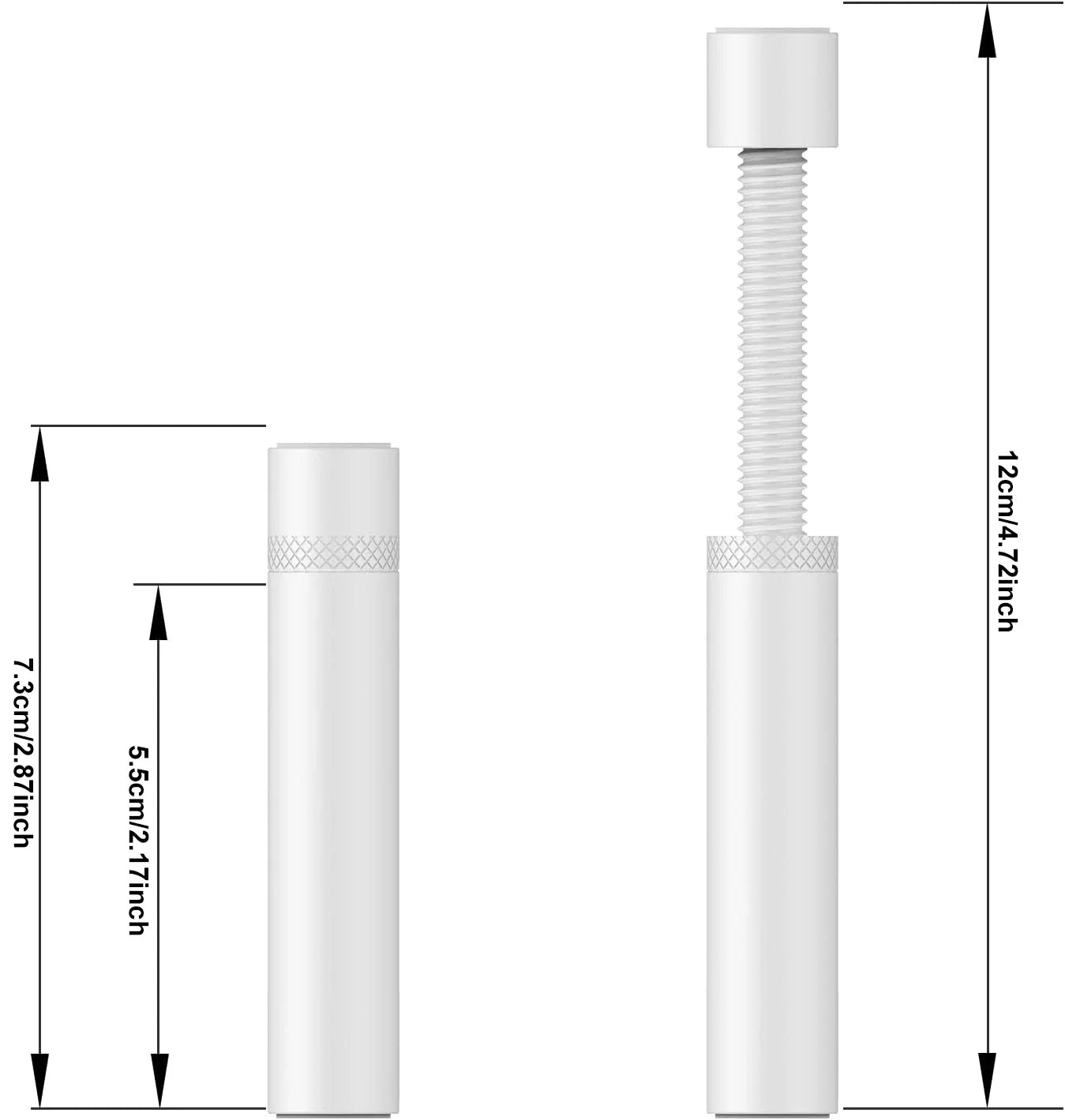 Adjustable GPU Support Bracket 27–120mm (1.06–4.72 in) White Aluminum Graphics Card Anti-Sag Holder
