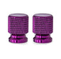 Aluminum Tire Valve Stem Caps 16 x 12mm (0.63 x 0.47 in) Universal 8mm Thread - Metal Valve Caps for Car Bike SUV Truck