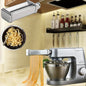 Pasta Cutter & Meat Grinder Attachment Kit for Stand Mixers – Fettuccine 6mm (0.24 in), Stainless Steel Grinder & Sausage Stuffer