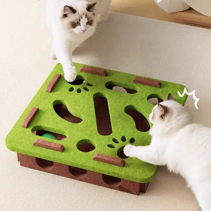 Indoor Sisal Cat Scratching Post — Interactive Kitten Toy & Playhouse for Exercise