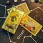 Terrific Gold Plastic Tarot Cards Marvellous Predictive Divination Board Games Waterproof Astrology Oracle Deck With Booklet