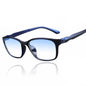 Anti-Blue Light Reading Glasses Unisex Presbyopic Anti-Fatigue Computer Eyewear Rectangle Frame, Magnification +0.0 to +4.0