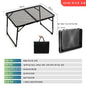 Folding Mesh Patio Table – Portable Aluminum Alloy Lightweight Extension Table for Camping & BBQ