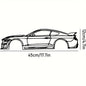 Decorative Hot Border Metal Line Art Designed Specifically for Passionate Automotive Aficionados Looking To Create Wall Displays