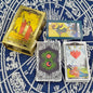 Fantastic 80 Pieces Silver foil Tarot Cards Waterproof PVC Quality With Flip Box As A Luxury Gift