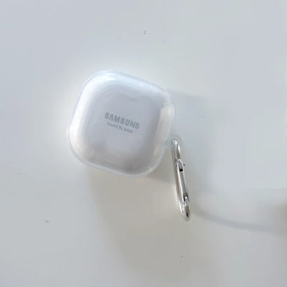Clear TPU Earbud Case Compatible with Buds Live, Pro 2, FE - Soft Protective Cover