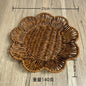 Imitation Rattan Fruit Basket Sundry Storage Basket Hand-Woven Storage Box Home Storage Supplies Tabletop Display Rattan Basket