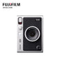 Retro Instant Film Camera Black/Brown Bare Metal – Compatible with 3-Inch (76 mm) Instant Film