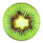 Round Fruit Print Chair Cushion 13 x 13 in (33 x 33 cm) - Memory Foam Seat Pad, Removable Washable Cover for Dining, Garden, Outdoor