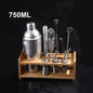 Stainless Steel Boston Cocktail Shaker Set – 550 ml (18.6 oz) & 750 ml (25.4 oz) Martini Mixer for Bartenders and Home Bar