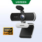 4K USB Webcam (8MP) — PDAF Autofocus & Dual AI Noise-Cancelling Mics, 4K/1080P HD Camera for Zoom, Teams, Google Meet