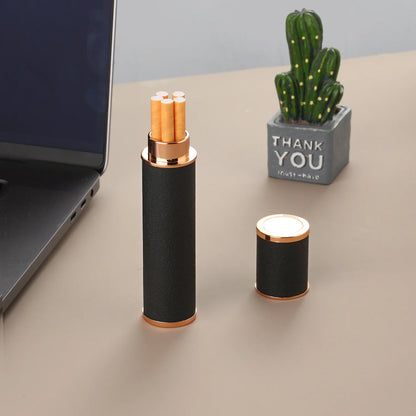 Portable Cigarette Case Waterproof Cigarette Storage Container for Trave Outdoor Holds 5 Slim Cigarettes Tobacco Accessories
