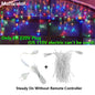 LED Icicle Curtain Fairy String Lights 3.5-40M (11.5-131ft) Remote Waterproof Outdoor Indoor Christmas Wedding Decor