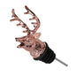 Zinc Alloy Animal Head Wine Pourer - Decorative Bottle Pour Spout & Stopper (Deer, Elk, Lion, Leopard, Wolf, Eagle, Dragon)