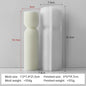 Striped Cylinder Silicone Candle Mold for DIY Pillar, Soy Wax, Plaster & Resin Crafts