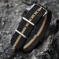 Ribbed Nylon Watch Strap - 18mm / 20mm / 22mm Military Style Fabric Watch Band with Pin Buckle