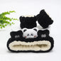 3pcs Wash Face Headband Soft Comfortable Plush Headband Wrist Strap Set For Girls Cartoon Cat Ear Shaped Wash Up Headband Kit