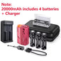 Detachable Power Bank 10,000–50,000mAh | 22.5W Fast Charge Replaceable Battery Pack with Built-In Cable