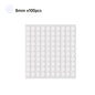 100-Pack Pre-Waxed Cotton Candle Wicks with Metal Sustainer Tabs — 2.5–20 cm (1–7.9 in) Smokeless DIY Candle Making