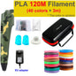 3D Printing Pen for Kids with Travel Case — PLA 1.75mm Filament, LED Display, Adjustable Temp & Speed, DIY Drawing Gift