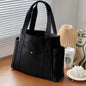 Large Canvas Tote Bag – Fits 15.6-Inch (39.6 cm) Laptop, Zipper Shoulder Bag for Work, College & Shopping